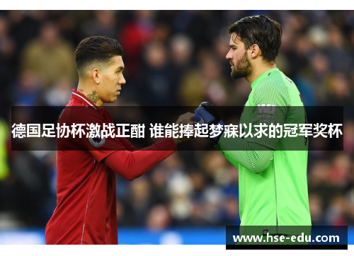 德国足协杯激战正酣 谁能捧起梦寐以求的冠军奖杯